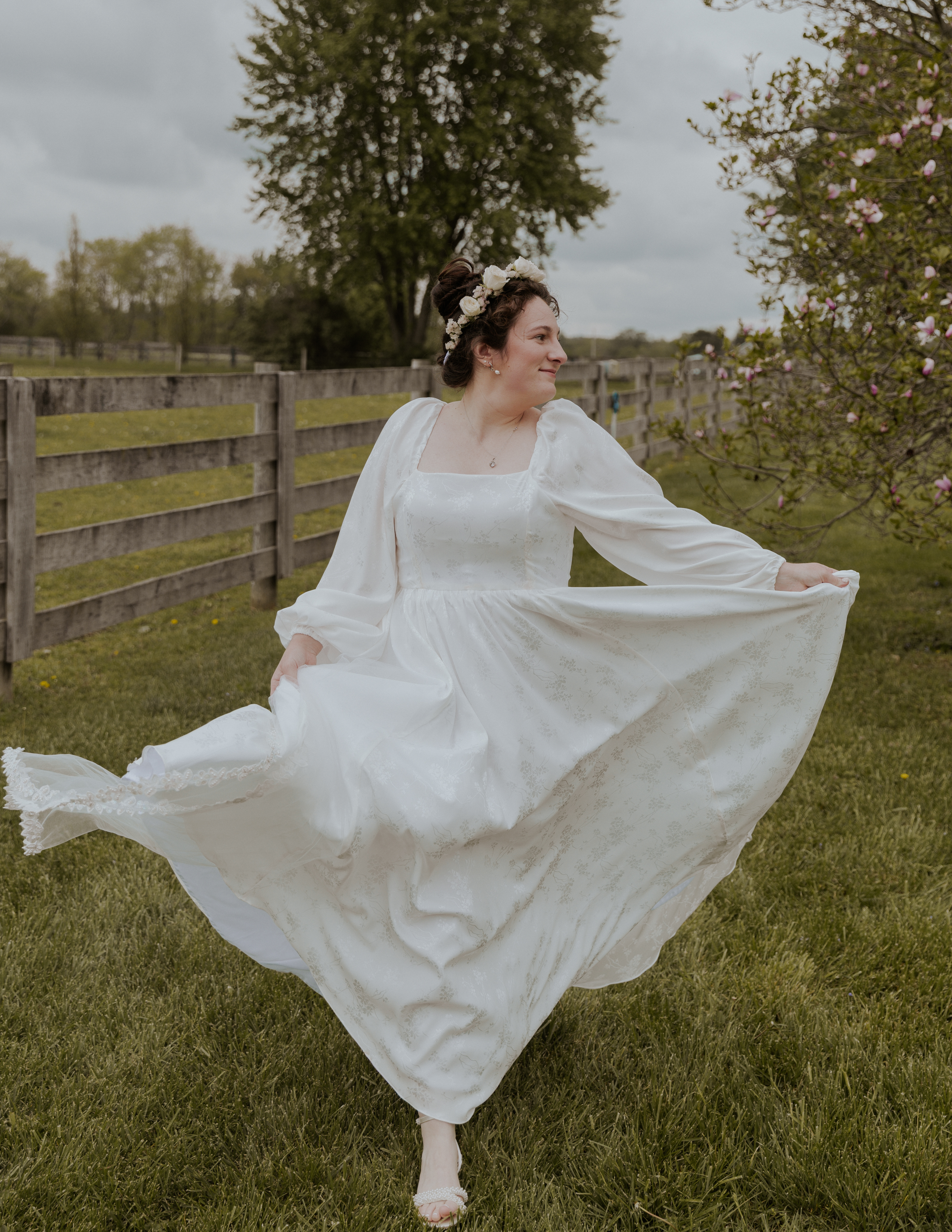 Bride 3 frolicking